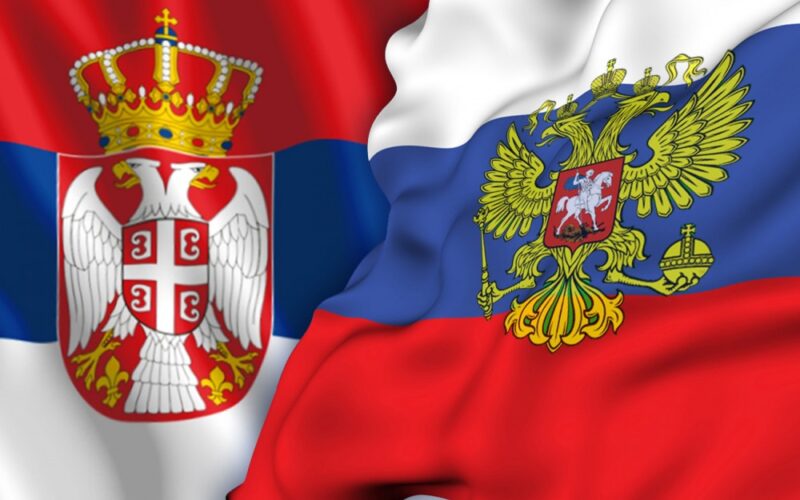 Automiting podrške Srbiji u Moskvi (video)