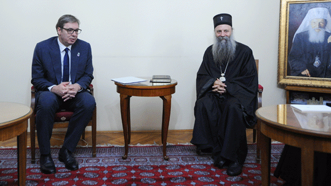 Vučić posle sastanka sa patrijarhom: Odlučni smo da branimo vitalne interese