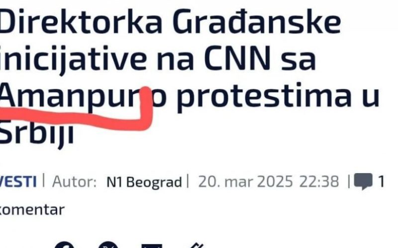 STUDENTI PROTESTUJU PROTIV NATO: NJihov ideolog gostuje kod promotera NATO bombardovanja (FOTO)