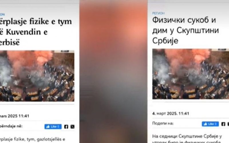 KURTI PREZADOVOLJAN! U albanskim medijima glavna vest divljanje srpske opozicije