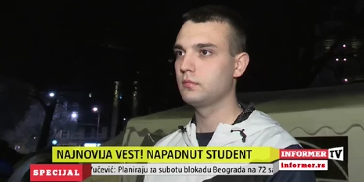 NAPAD U PIONIRSKOM PARKU! Blokaderi pokušali da probiju ogradu, redar završio povređen!